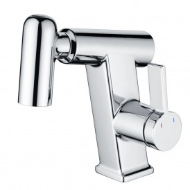 Modern design hot and cold SS 304 high end bathroom water mixer washroom basin taps