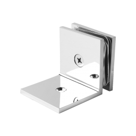 90 degree glass to wall door clamp