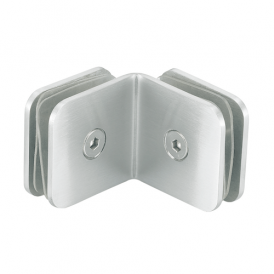 Solid Plate Shower Door Glass Clips GC-2-90AS
